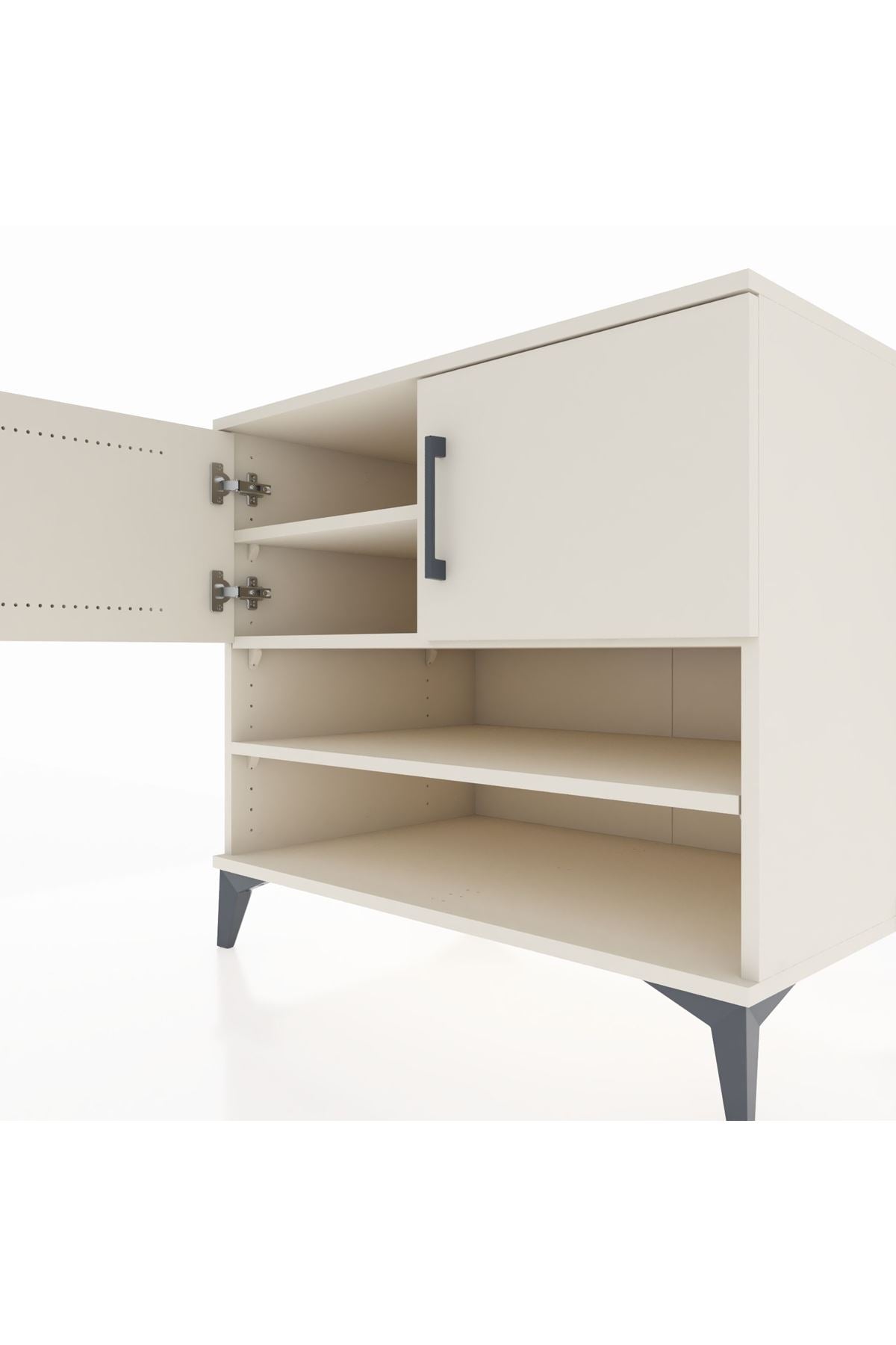 Kronos Şifonyer 3 Raflı 2 Kapaklı 88x59x80 - S69M023V1C