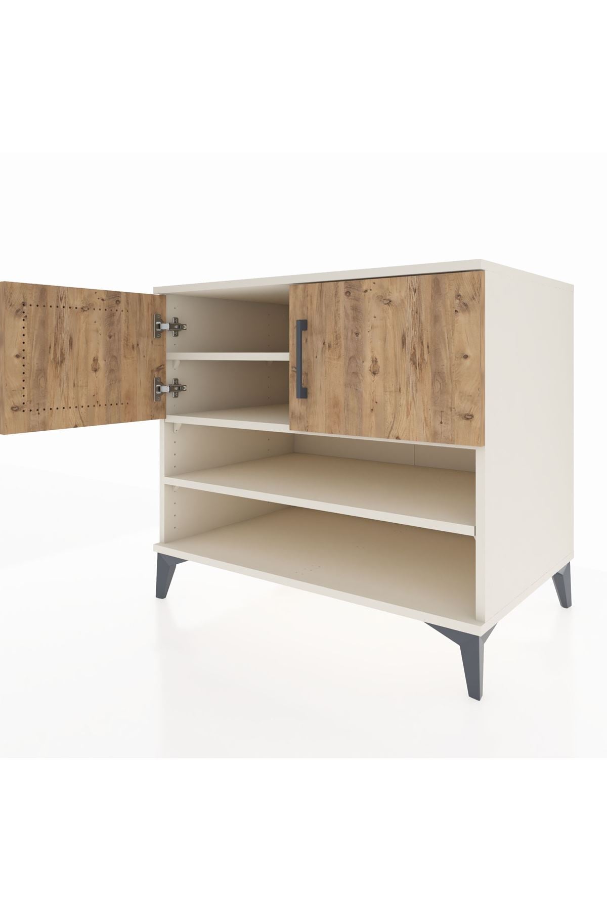 Kronos Şifonyer 3 Raflı 2 Kapaklı 88x59x80 - S69M023V3C