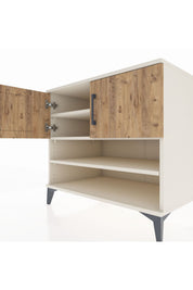 Kronos Şifonyer 3 Raflı 2 Kapaklı 88x59x80 - S69M023V3C