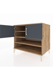 Kronos Şifonyer 3 Raflı 2 Kapaklı 88x59x80 - S69M023V8C