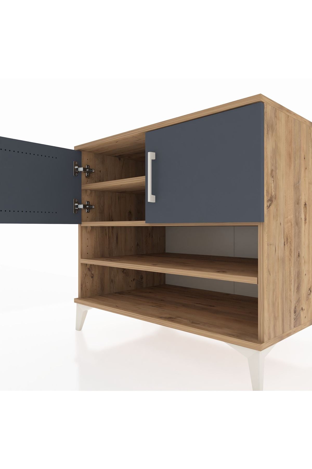 Kronos Şifonyer 3 Raflı 2 Kapaklı 88x59x80 - S69M023V8C