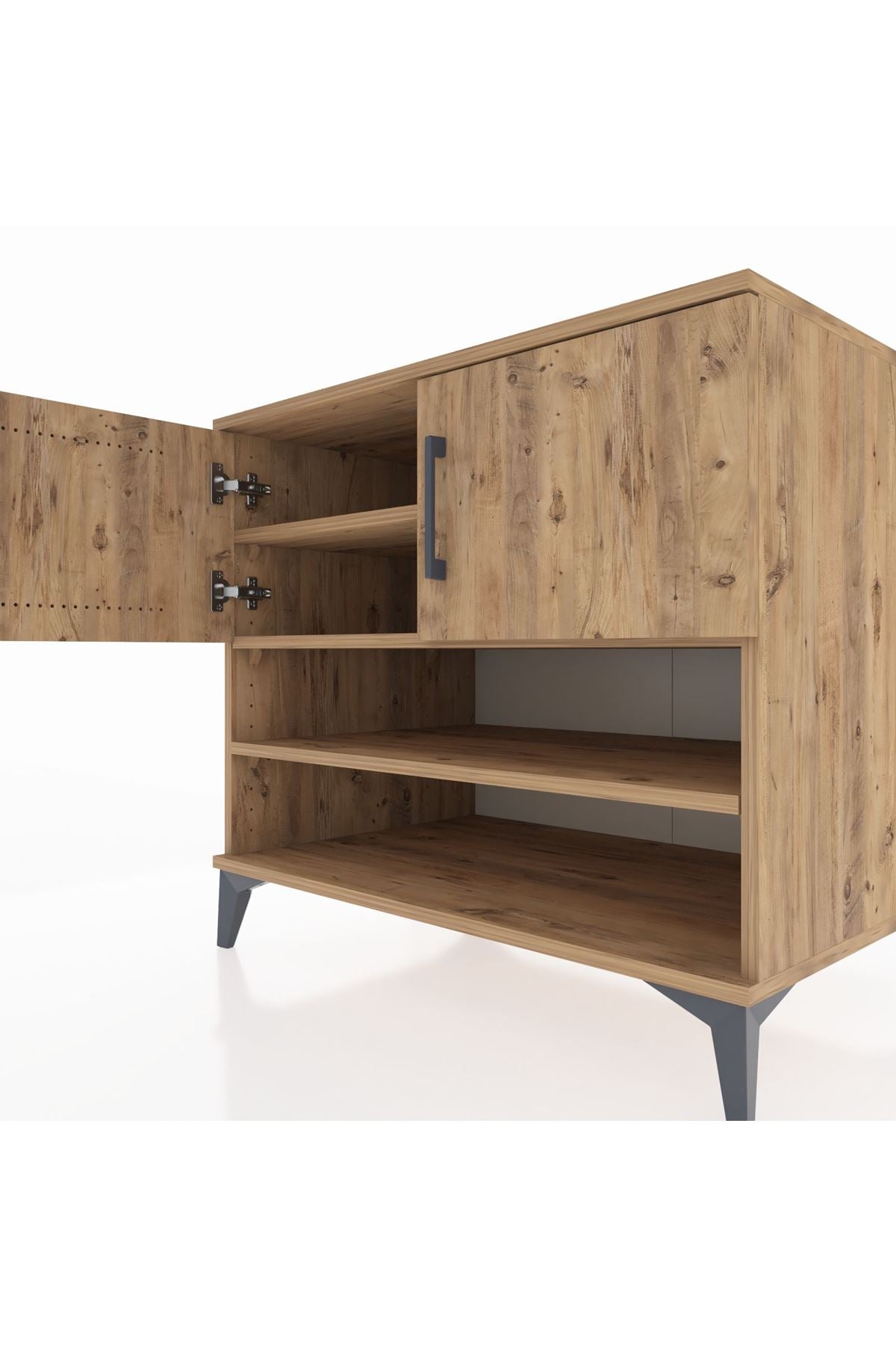 Kronos Şifonyer 3 Raflı 2 Kapaklı 88x59x80 - S69M023V9C