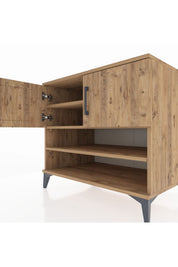 Kronos Şifonyer 3 Raflı 2 Kapaklı 88x59x80 - S69M023V9C