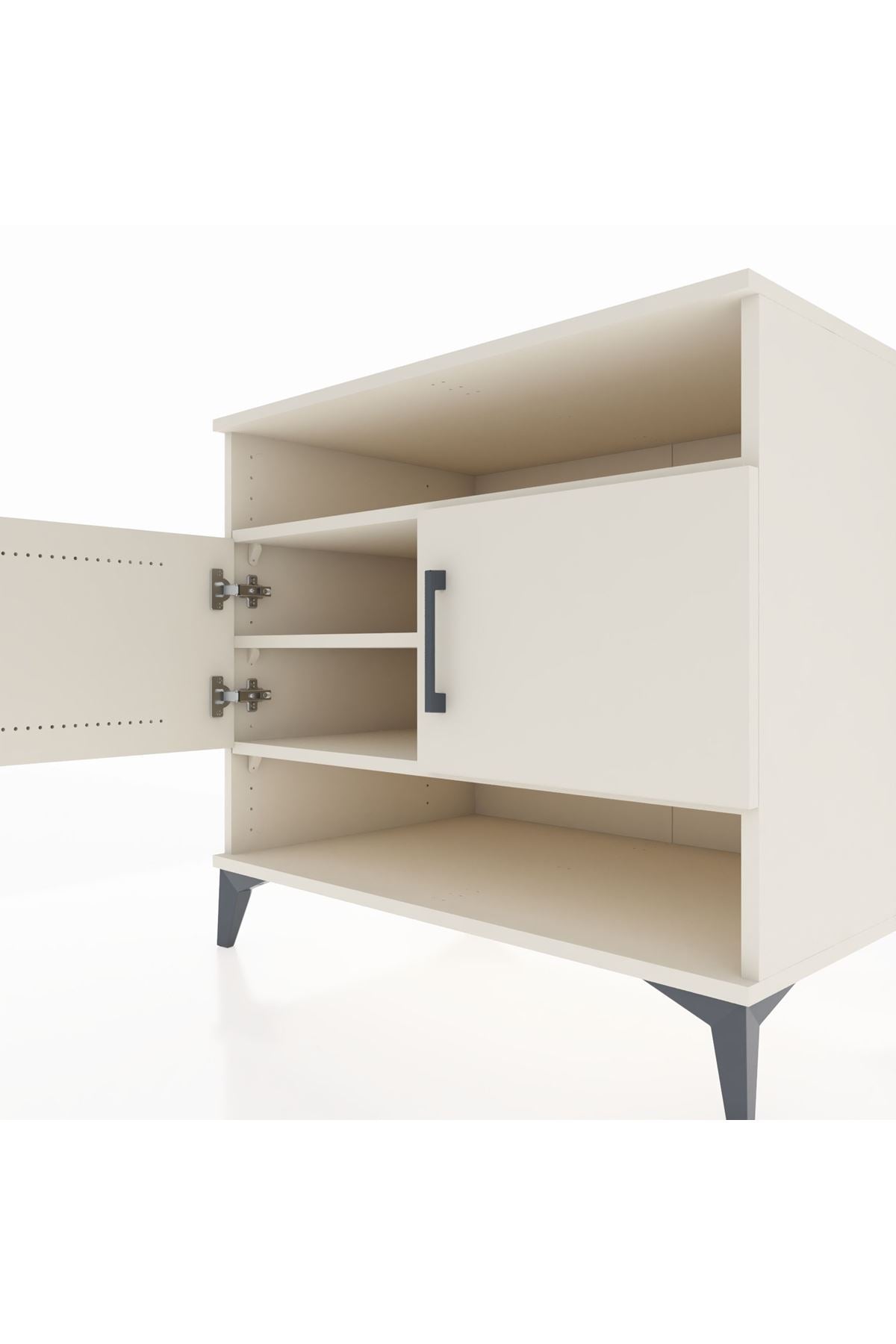 Kronos Şifonyer 3 Raflı 2 Kapaklı 88x59x80 - S69M024V1C