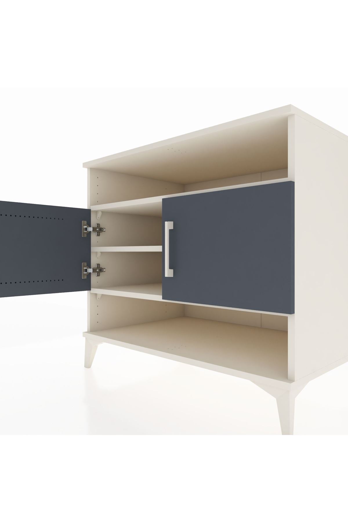 Kronos Şifonyer 3 Raflı 2 Kapaklı 88x59x80 - S69M024V2C