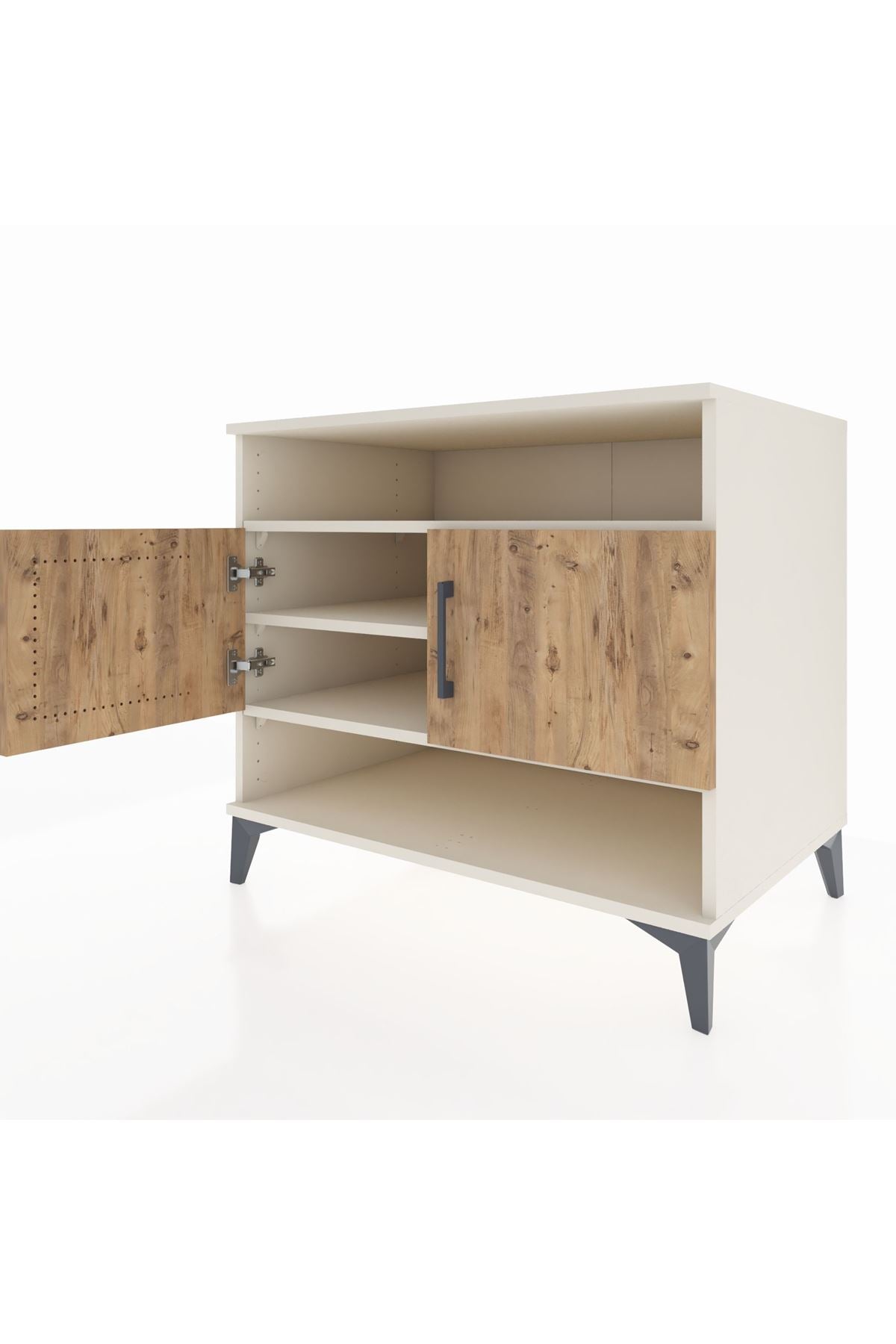 Kronos Şifonyer 3 Raflı 2 Kapaklı 88x59x80 - S69M024V3C