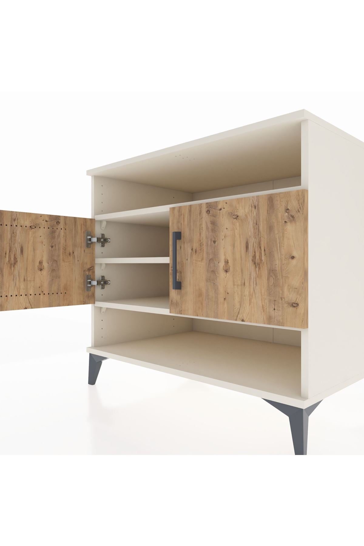 Kronos Şifonyer 3 Raflı 2 Kapaklı 88x59x80 - S69M024V3C