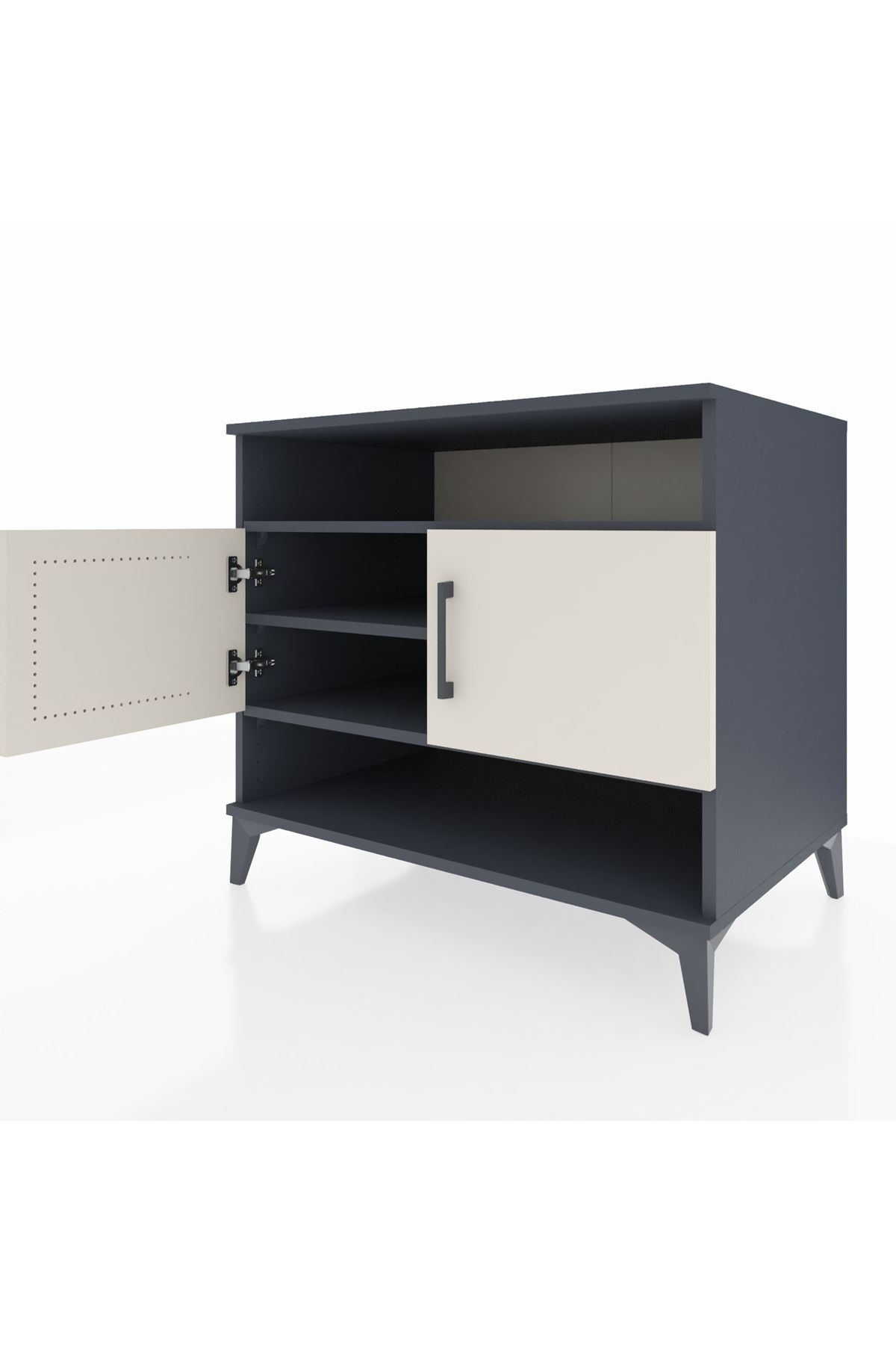 Kronos Şifonyer 3 Raflı 2 Kapaklı 88x59x80 - S69M024V4C