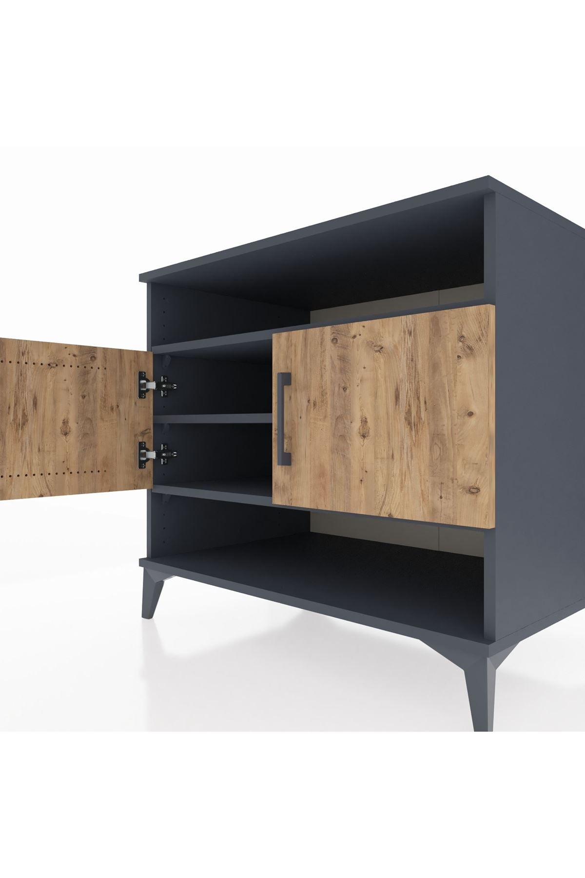 Kronos Şifonyer 3 Raflı 2 Kapaklı 88x59x80 - S69M024V6C