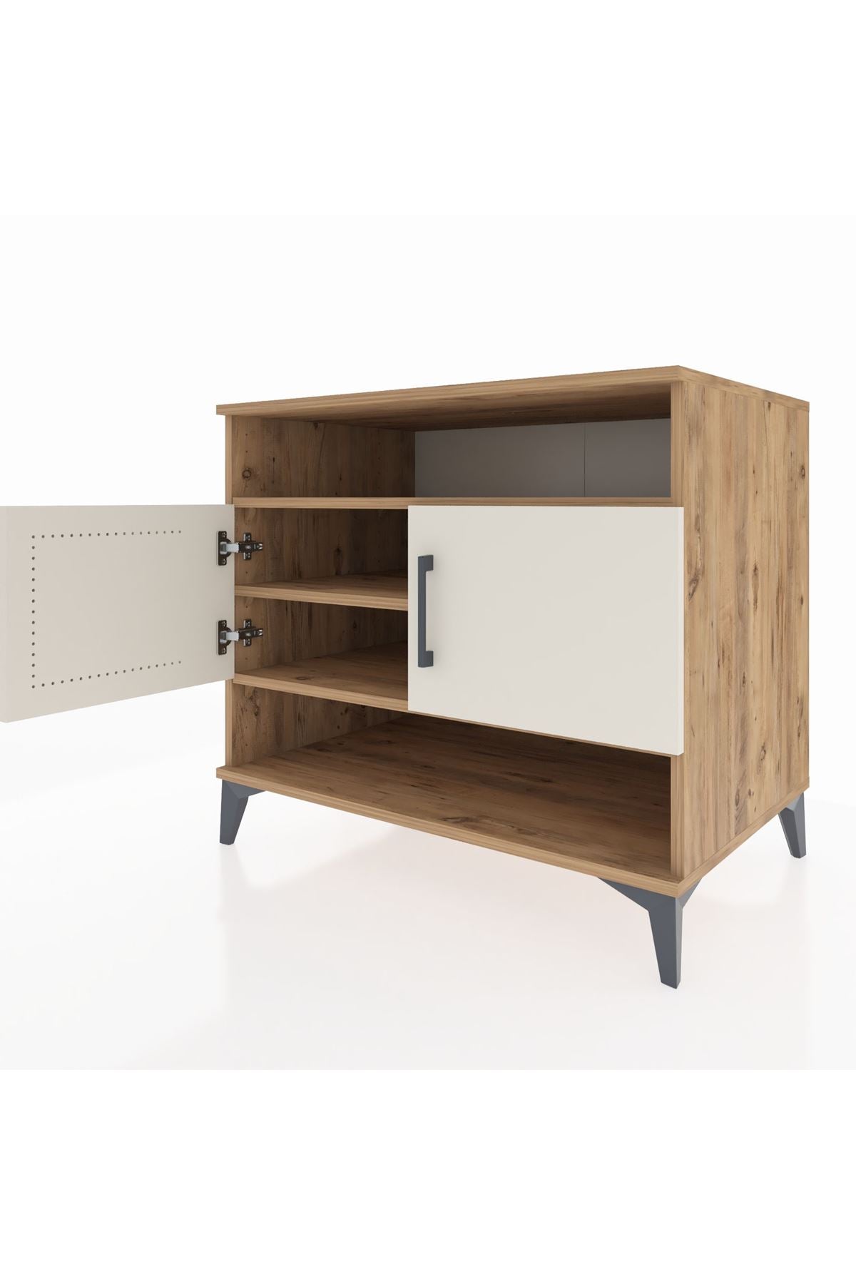Kronos Şifonyer 3 Raflı 2 Kapaklı 88x59x80 - S69M024V7C