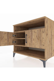 Kronos Şifonyer 3 Raflı 2 Kapaklı 88x59x80 - S69M024V9C