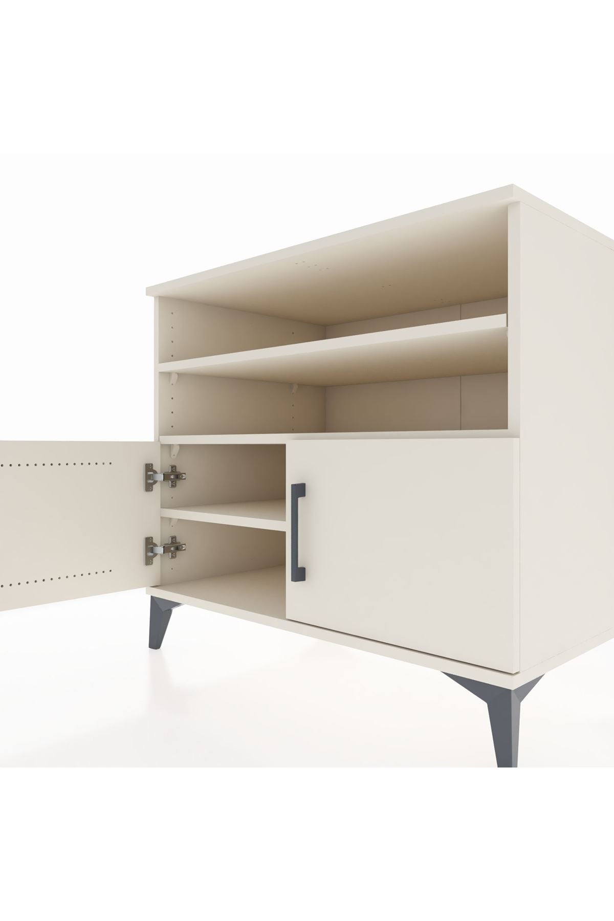 Kronos Şifonyer 3 Raflı 2 Kapaklı 88x59x80 - S69M025V1C
