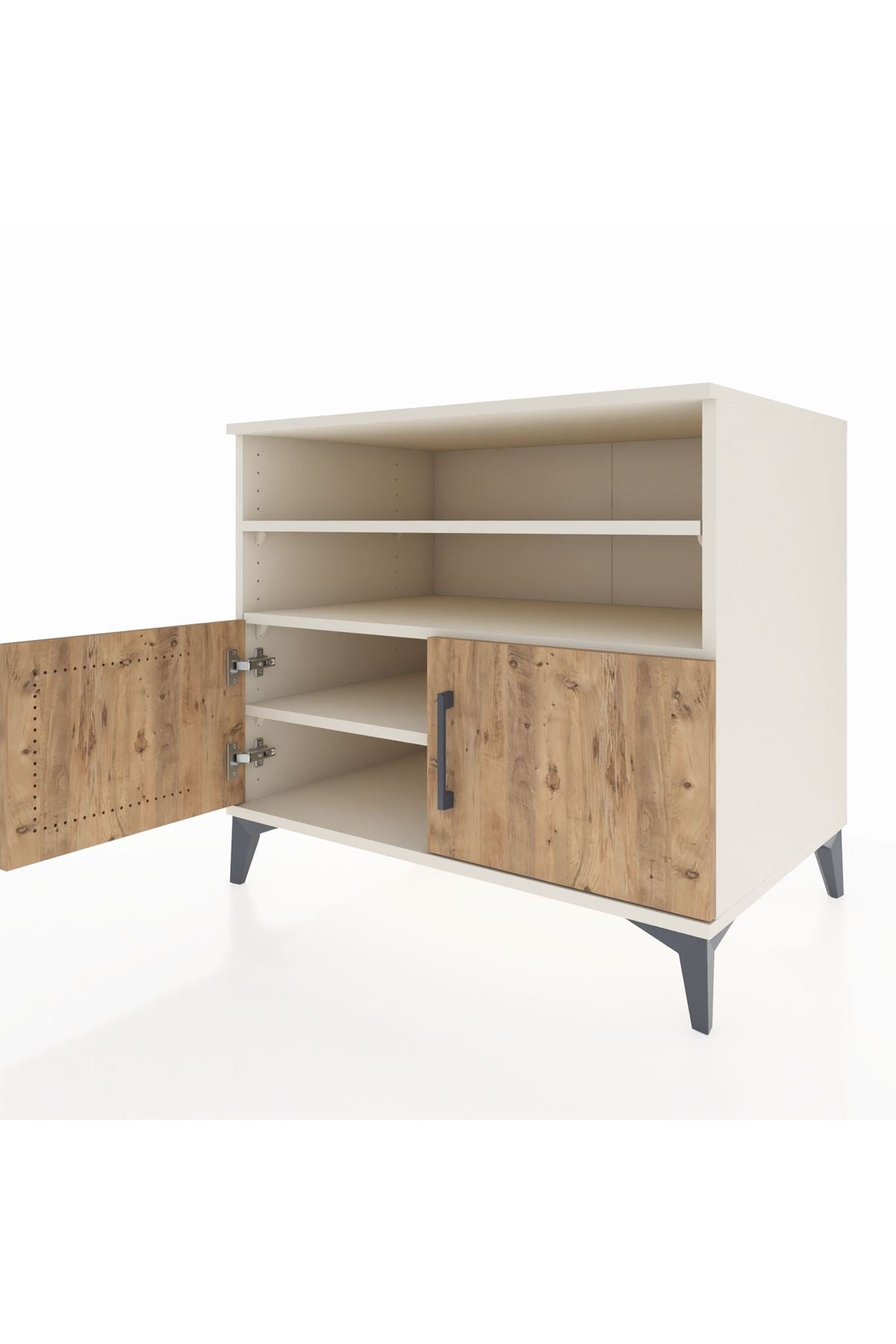 Kronos Şifonyer 3 Raflı 2 Kapaklı 88x59x80 - S69M025V3C