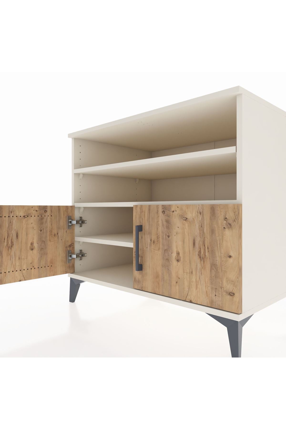 Kronos Şifonyer 3 Raflı 2 Kapaklı 88x59x80 - S69M025V3C
