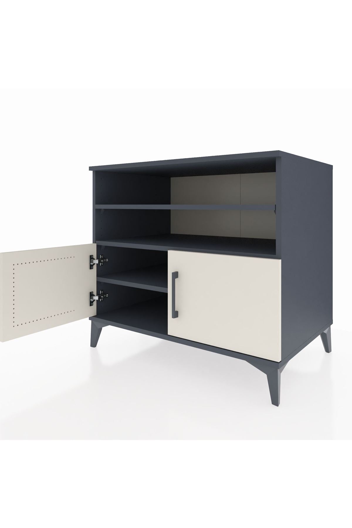 Kronos Şifonyer 3 Raflı 2 Kapaklı 88x59x80 - S69M025V4C