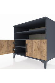 Kronos Şifonyer 3 Raflı 2 Kapaklı 88x59x80 - S69M025V6C