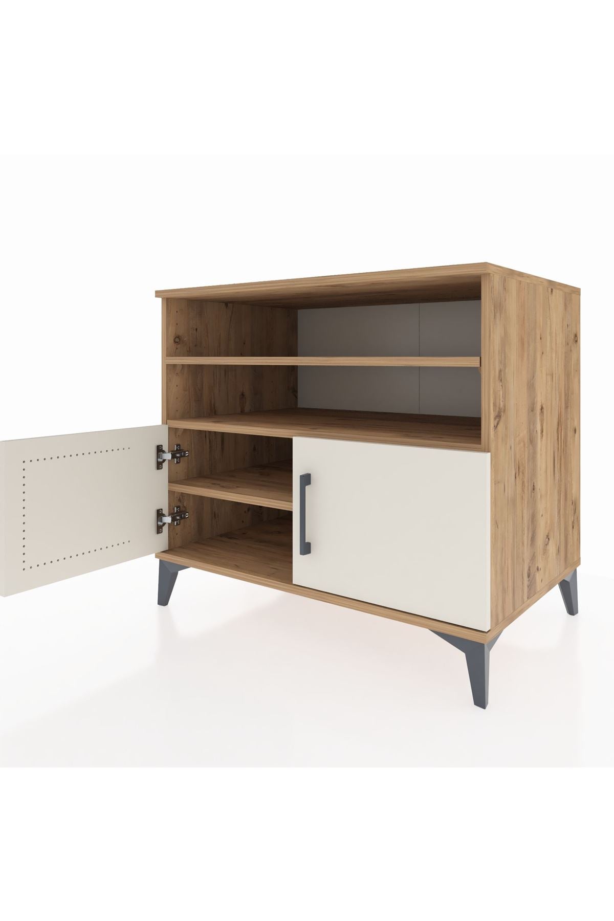Kronos Şifonyer 3 Raflı 2 Kapaklı 88x59x80 - S69M025V7C