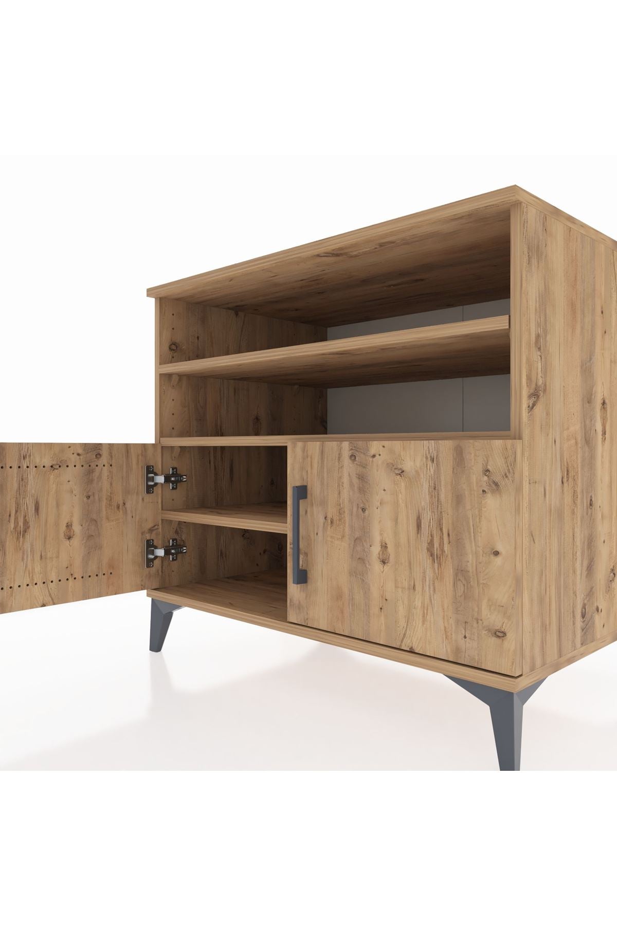 Kronos Şifonyer 3 Raflı 2 Kapaklı 88x59x80 - S69M025V9C