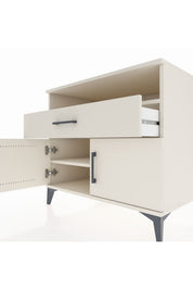 Kronos Şifonyer 2 Raflı Tek Çekmeceli 2 Kapaklı 88x59x80 - S69M027V1C