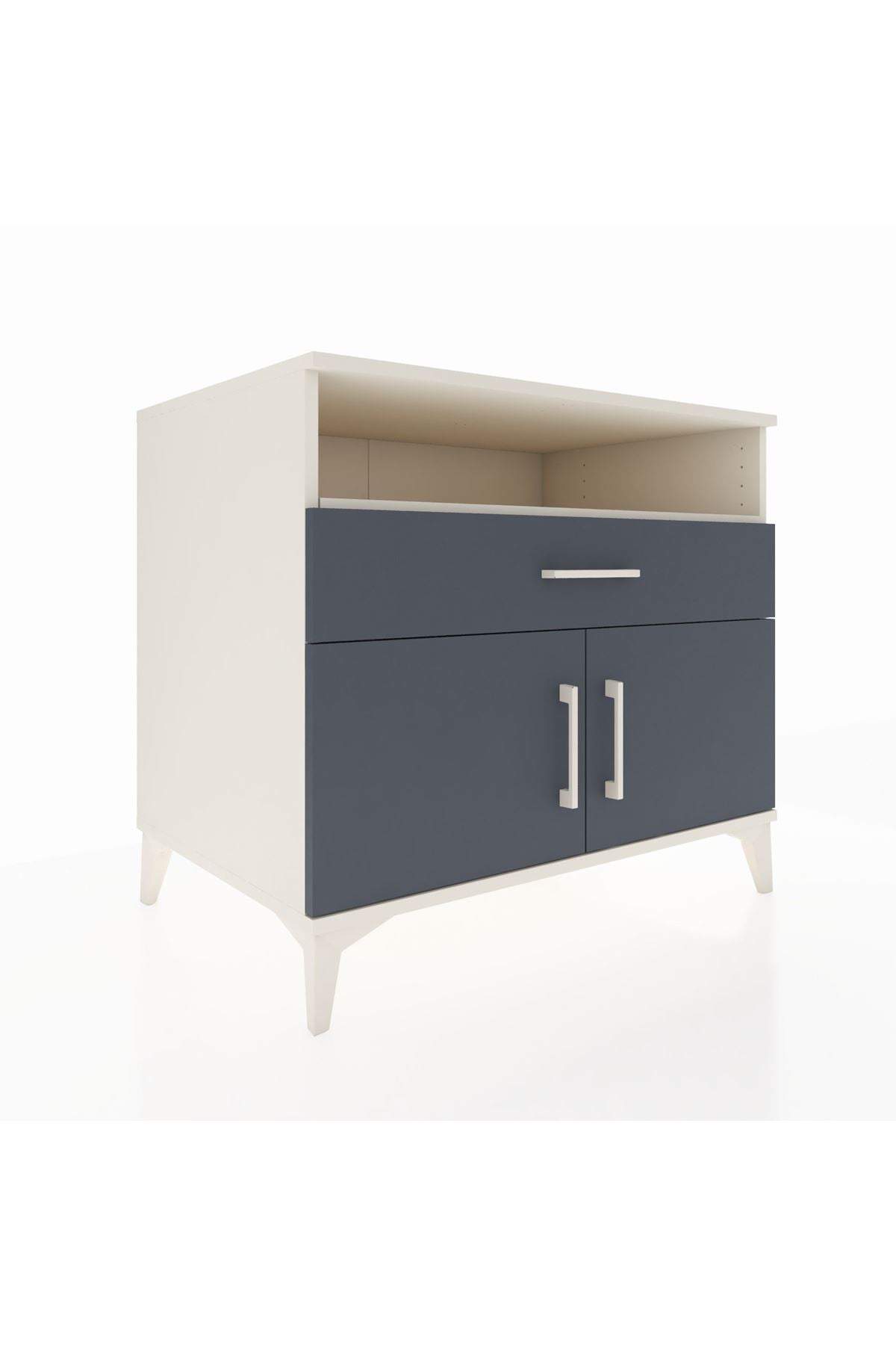 Kronos Şifonyer 2 Raflı Tek Çekmeceli 2 Kapaklı 88x59x80 - S69M027V2C