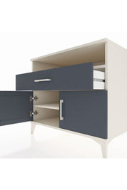 Kronos Şifonyer 2 Raflı Tek Çekmeceli 2 Kapaklı 88x59x80 - S69M027V2C