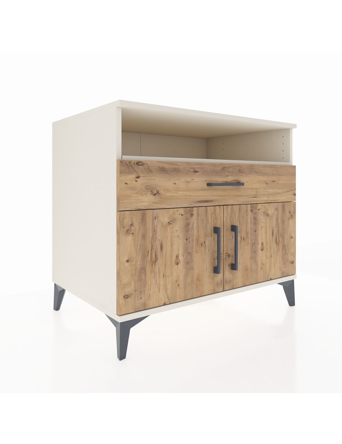 Kronos Şifonyer 2 Raflı Tek Çekmeceli 2 Kapaklı 88x59x80 - S69M027V3C