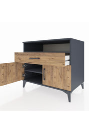 Kronos Şifonyer 2 Raflı Tek Çekmeceli 2 Kapaklı 88x59x80 - S69M027V6C