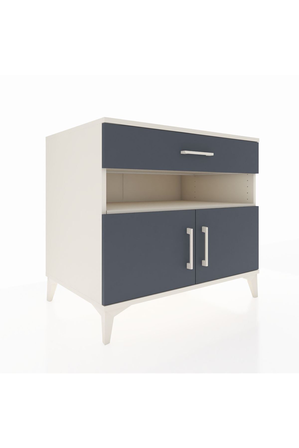 Kronos Şifonyer 2 Raflı Tek Çekmeceli 2 Kapaklı 88x59x80 - S69M028V2C