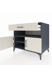 Kronos Şifonyer 2 Raflı Tek Çekmeceli 2 Kapaklı 88x59x80 - S69M028V4C