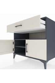 Kronos Şifonyer 2 Raflı Tek Çekmeceli 2 Kapaklı 88x59x80 - S69M028V4C