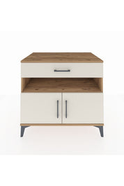 Kronos Şifonyer 2 Raflı Tek Çekmeceli 2 Kapaklı 88x59x80 - S69M028V7C