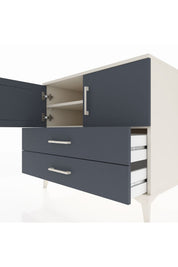 Kronos Şifonyer 2 Raflı 2 Çekmeceli 2 Kapaklı 88x59x80 - S69M029V2C