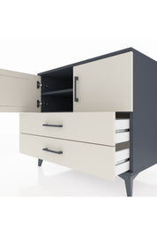 Kronos Şifonyer 2 Raflı 2 Çekmeceli 2 Kapaklı 88x59x80 - S69M029V4C