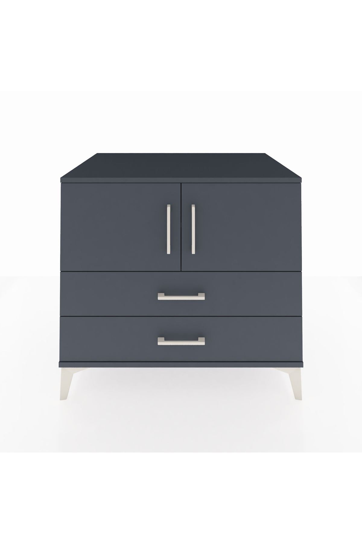 Kronos Şifonyer 2 Raflı 2 Çekmeceli 2 Kapaklı 88x59x80 - S69M029V5C