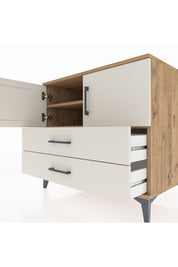 Kronos Şifonyer 2 Raflı 2 Çekmeceli 2 Kapaklı 88x59x80 - S69M029V7C