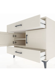 Kronos Şifonyer 2 Raflı 2 Çekmeceli 2 Kapaklı 88x59x80 - S69M030V1C