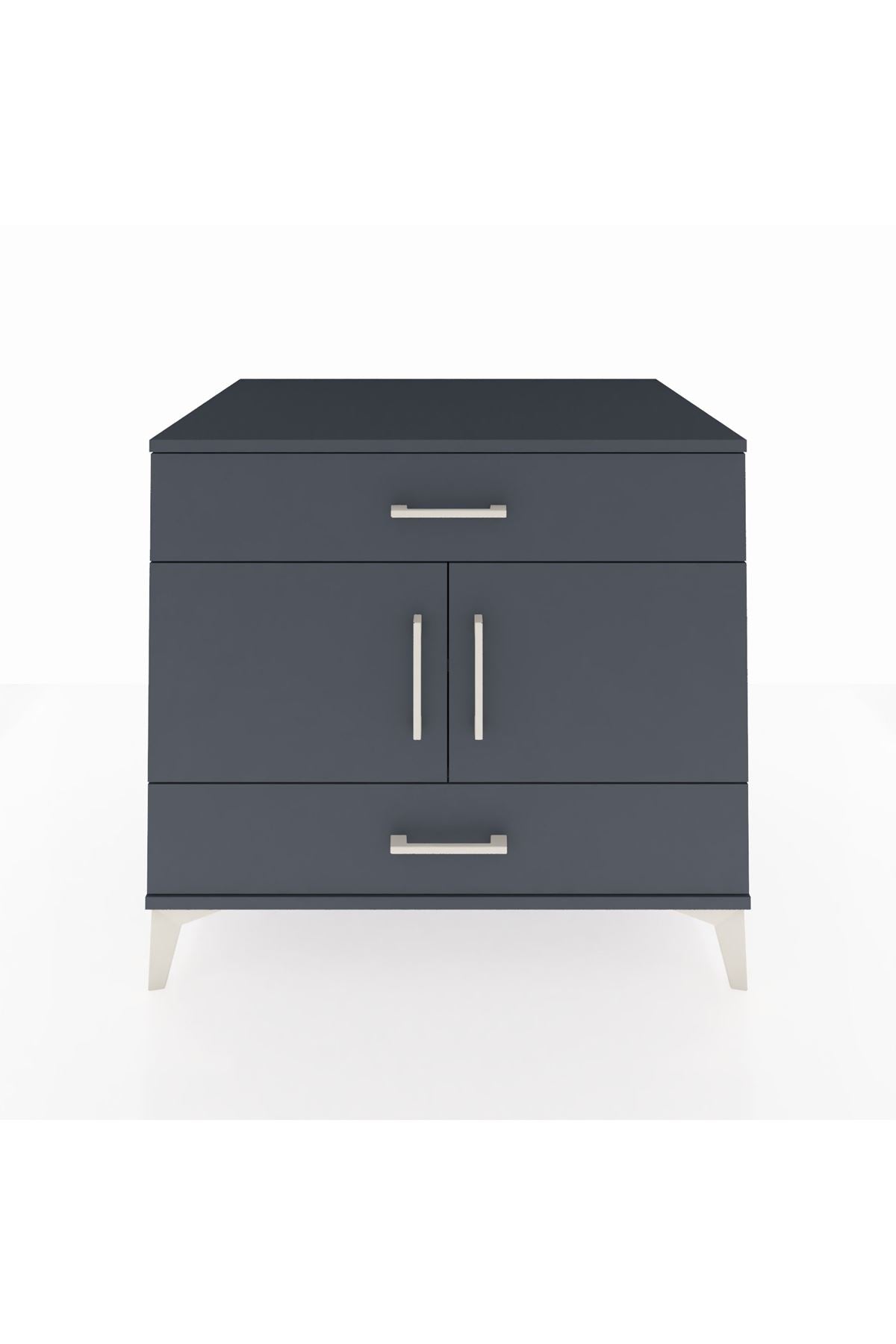 Kronos Şifonyer 2 Raflı 2 Çekmeceli 2 Kapaklı 88x59x80 - S69M030V5C
