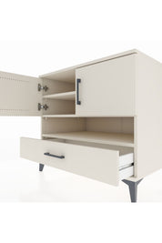 Kronos Şifonyer 3 Raflı Tek Çekmeceli 2 Kapaklı 88x59x80 - S69M031V1C
