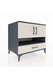 Kronos Şifonyer 3 Raflı Tek Çekmeceli 2 Kapaklı 88x59x80 - S69M031V4C