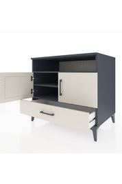 Kronos Şifonyer 3 Raflı Tek Çekmeceli 2 Kapaklı 88x59x80 - S69M032V4C