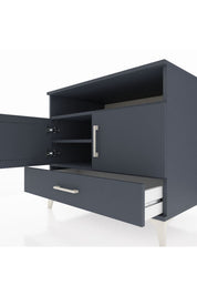 Kronos Şifonyer 3 Raflı Tek Çekmeceli 2 Kapaklı 88x59x80 - S69M032V5C