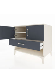 Kronos Şifonyer 2 Raflı Tek Çekmeceli 2 Kapaklı 88x59x80 - S69M033V2C