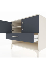Kronos Şifonyer 2 Raflı Tek Çekmeceli 2 Kapaklı 88x59x80 - S69M033V2C