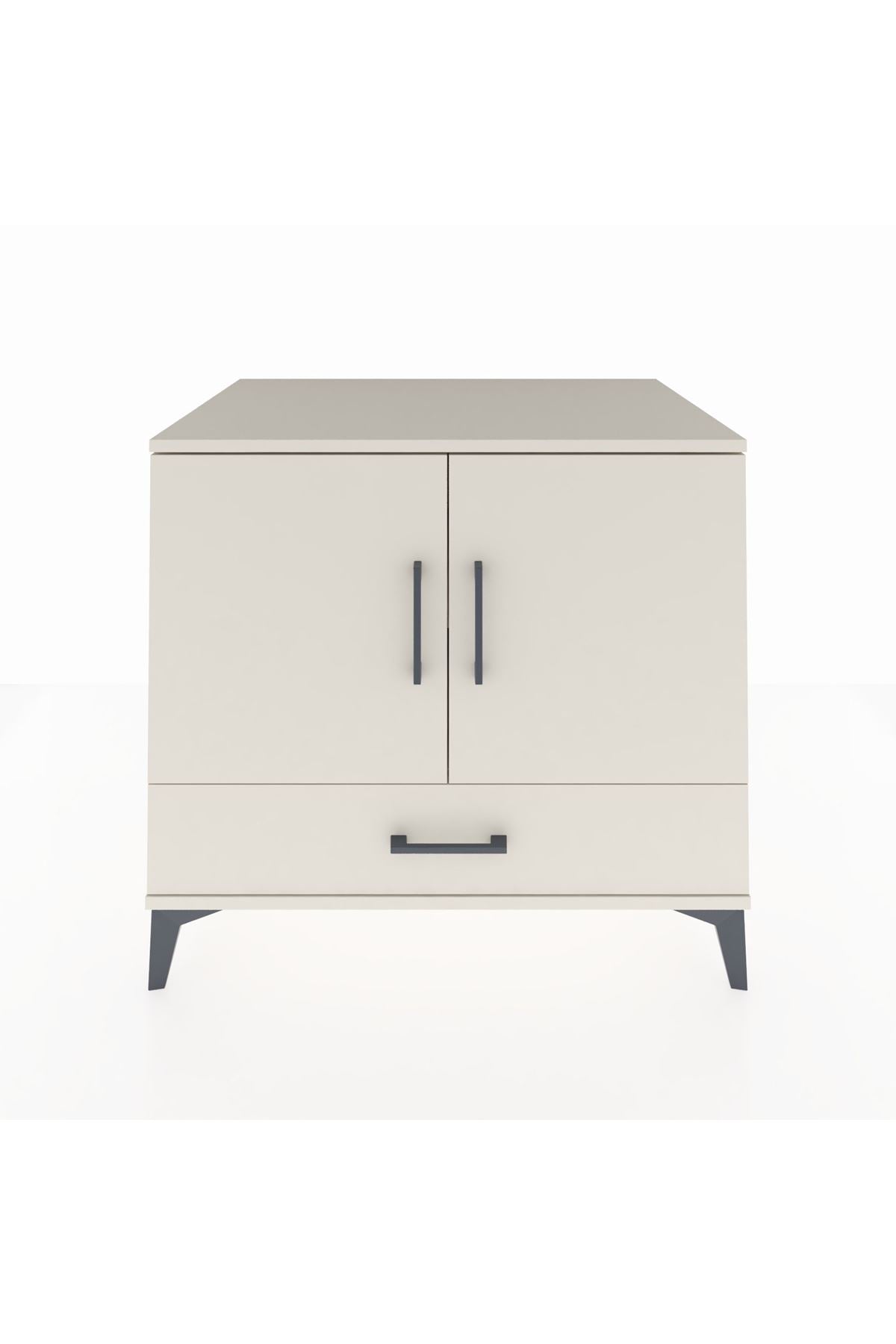 Kronos Şifonyer 2 Raflı Tek Çekmeceli 2 Kapaklı 88x59x80 - S69M034V1C