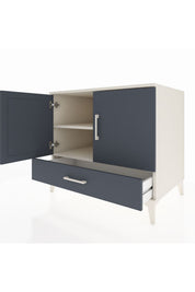 Kronos Şifonyer 2 Raflı Tek Çekmeceli 2 Kapaklı 88x59x80 - S69M034V2C