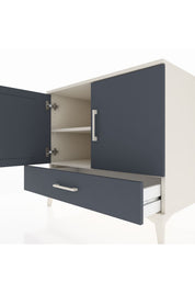 Kronos Şifonyer 2 Raflı Tek Çekmeceli 2 Kapaklı 88x59x80 - S69M034V2C