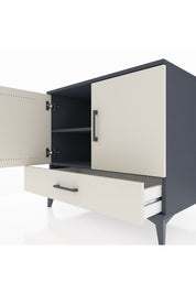 Kronos Şifonyer 2 Raflı Tek Çekmeceli 2 Kapaklı 88x59x80 - S69M034V4C