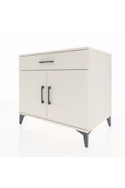 Kronos Şifonyer Tek Raflı Tek Çekmeceli 2 Kapaklı 88x59x80 - S69M035V1C