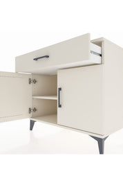 Kronos Şifonyer Tek Raflı Tek Çekmeceli 2 Kapaklı 88x59x80 - S69M035V1C