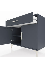 Kronos Şifonyer Tek Raflı Tek Çekmeceli 2 Kapaklı 88x59x80 - S69M035V5C